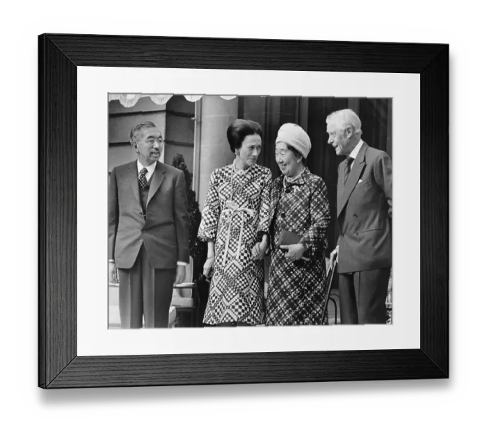 Framed Print : British and Japanese Royalty Framed Print : British and Japanese Royalty