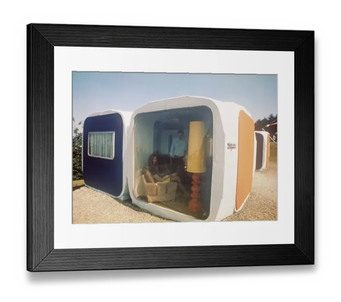 Framed Print : View of the ALGECO 2002 experimental structure Framed Print : View of the ALGECO 2002 experimental structure