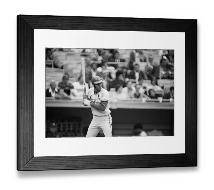 Framed Print : Joe Torre Batting Crowd Watches Framed Print : Joe Torre Batting Crowd Watches