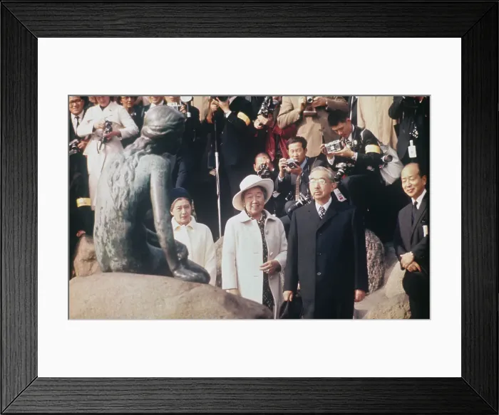Framed Print : Empress Kōjun and Emperor Hirohito In Denmark Framed Print : Empress Kōjun and Emperor Hirohito In Denmark