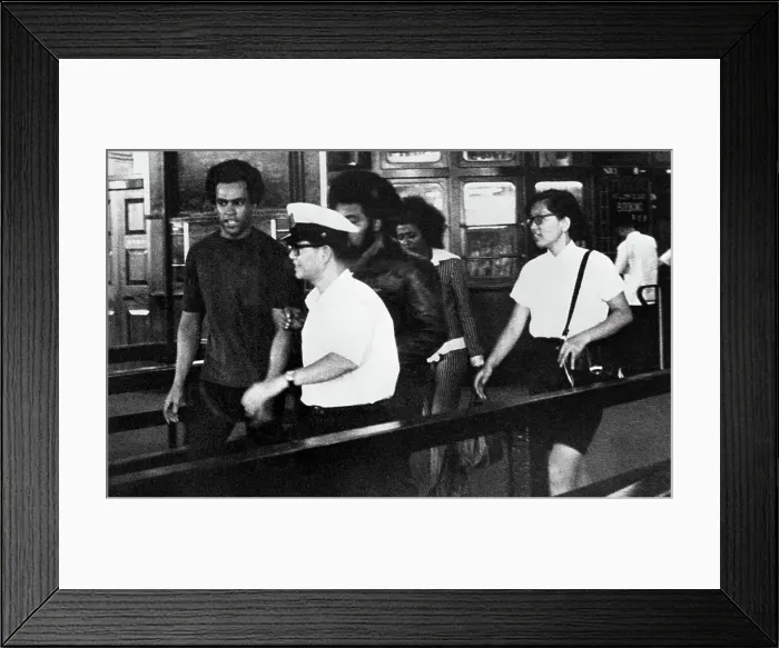 Framed Print : Huey Newton Goes to China Framed Print : Huey Newton Goes to China