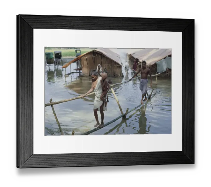 Framed Print : Flood near Habra Framed Print : Flood near Habra