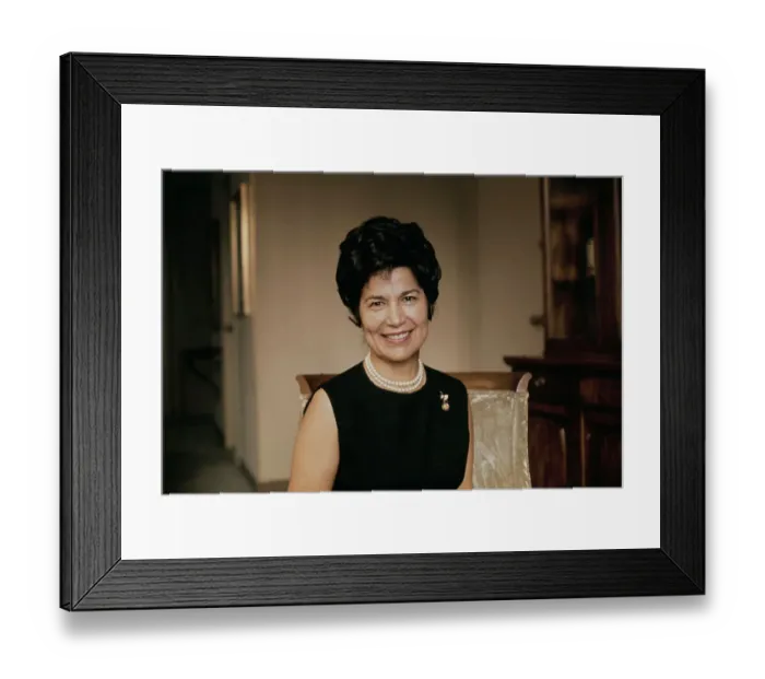 Framed Print : Romana Acosta Banuelos, 34th Treasurer Of The United States Framed Print : Romana Acosta Banuelos, 34th Treasurer Of The United States