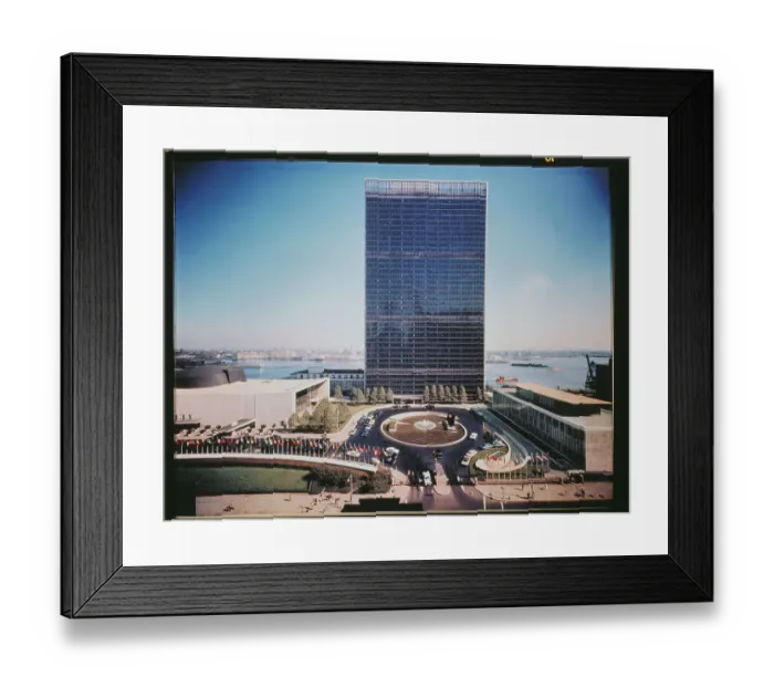 Framed Print : United Nations Complex in New York Framed Print : United Nations Complex in New York