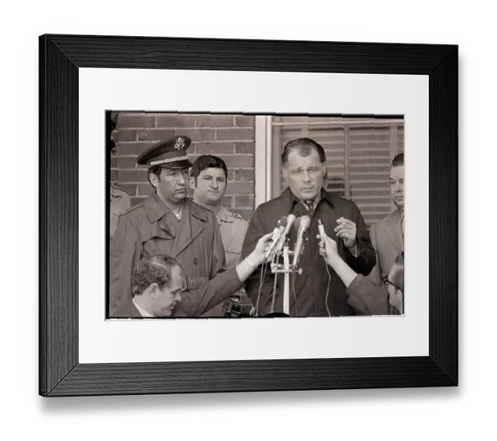 Framed Print : Captain Ernest Medina and His Attorney's Framed Print : Captain Ernest Medina and His Attorney's