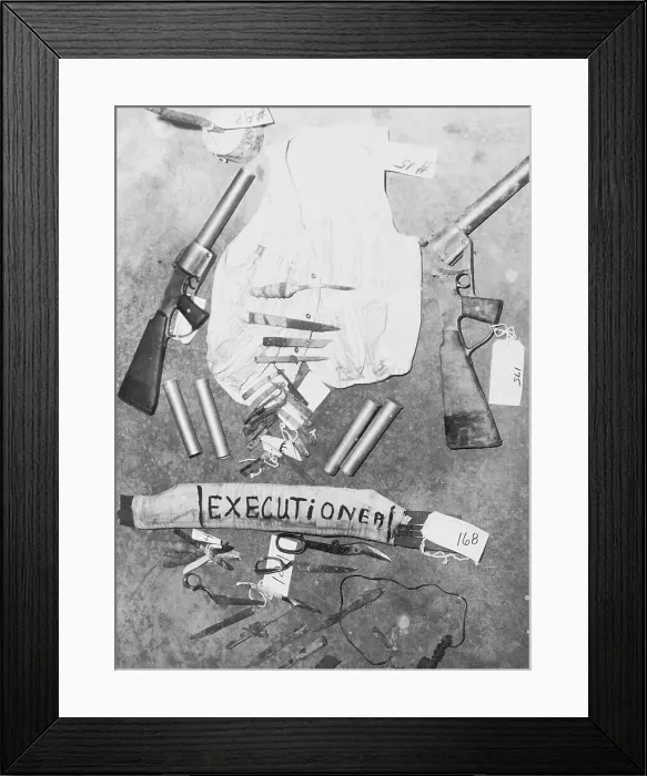 Framed Print : Paraphernalia of Attica Prison Rioters Framed Print : Paraphernalia of Attica Prison Rioters