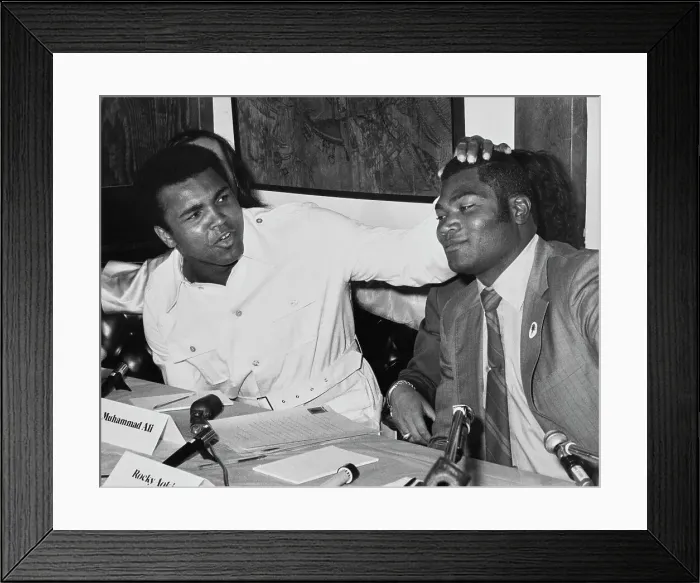 Framed Print : Muhammad Ali And Mac Foster Framed Print : Muhammad Ali And Mac Foster