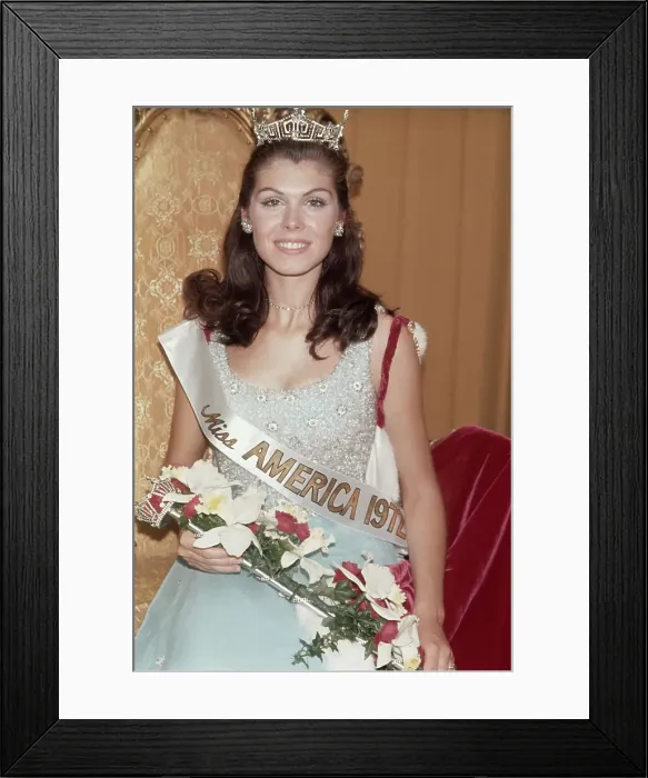 Framed Print : Portrait of Miss America 1972 Framed Print : Portrait of Miss America 1972