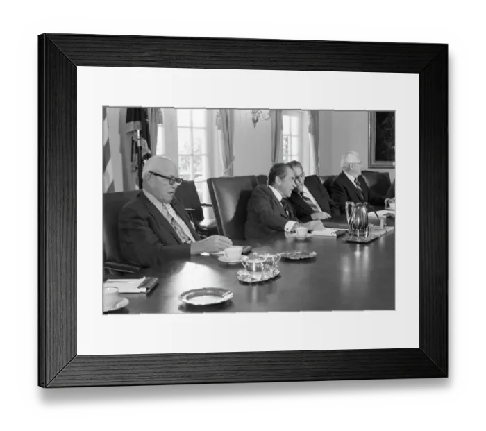 Framed Print : Labor Leaders Meet at White House Framed Print : Labor Leaders Meet at White House