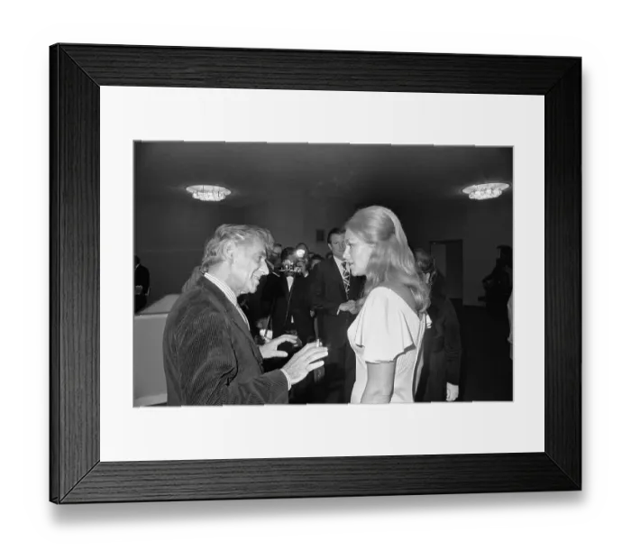 Framed Print : Edward and Joan Kennedy with Leonard Bernstein Framed Print : Edward and Joan Kennedy with Leonard Bernstein