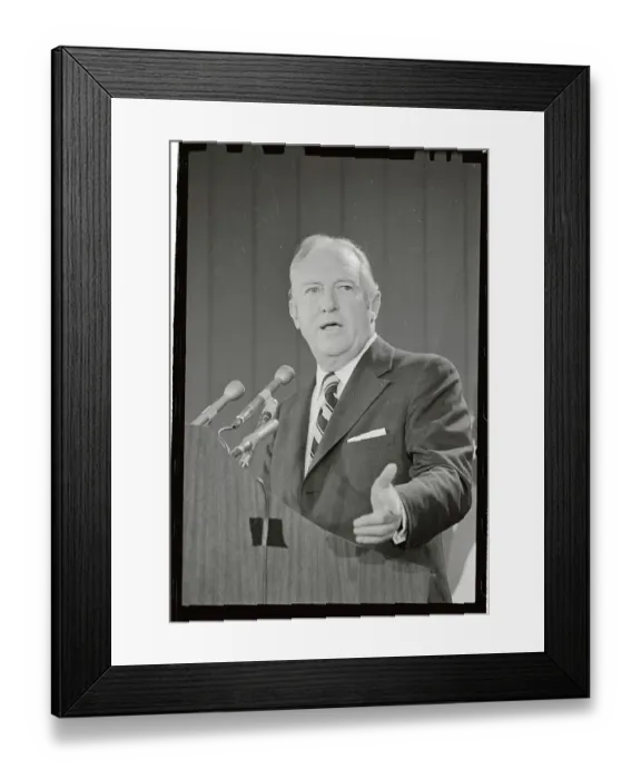 Framed Print : Portrait of William P Rogers