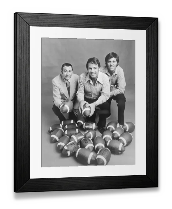 Framed Print : NFL Football Hosts with Football Collection Framed Print : NFL Football Hosts with Football Collection