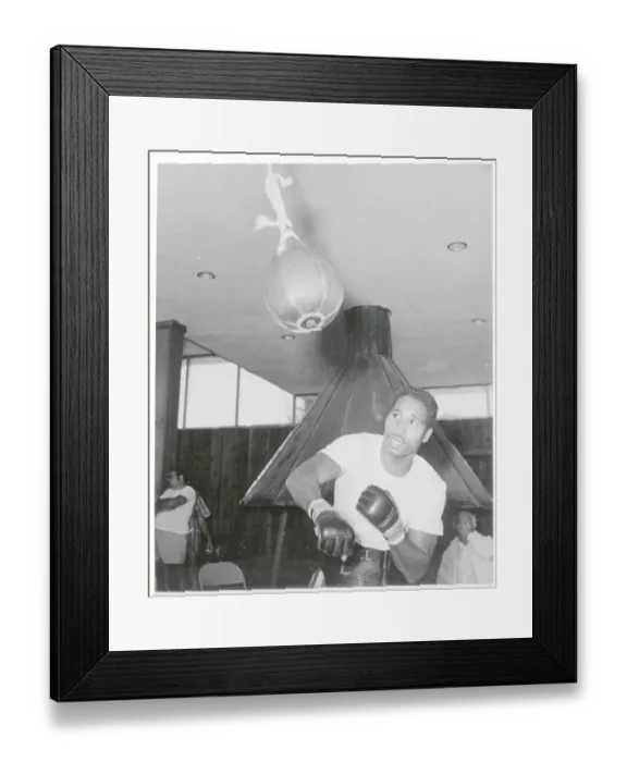 Framed Print : Ismael Laguna Punching Bag Framed Print : Ismael Laguna Punching Bag