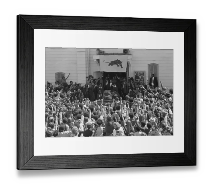 Framed Print : Funeral of George Jackson Framed Print : Funeral of George Jackson