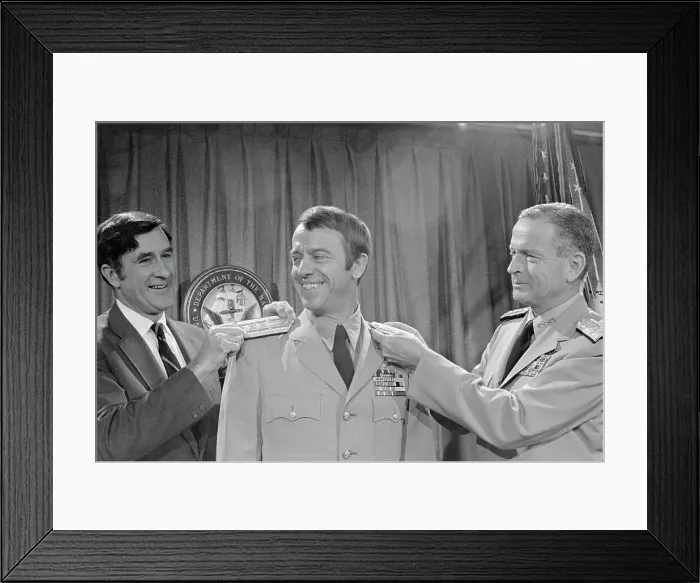 Framed Print : Alan B. Shepard Being Awarded Rank of Admiral Framed Print : Alan B. Shepard Being Awarded Rank of Admiral