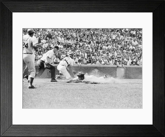 Framed Print : Pete Rose Sliding Into Base Framed Print : Pete Rose Sliding Into Base