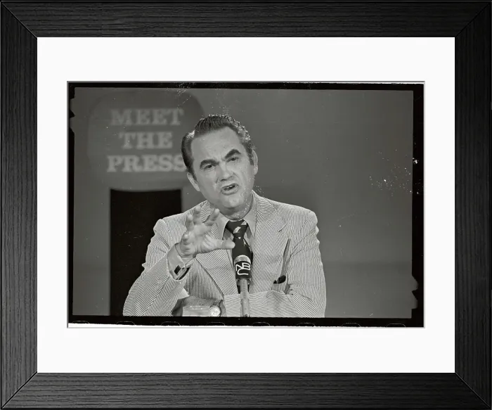 Framed Print : Portrait of George Wallace Framed Print : Portrait of George Wallace