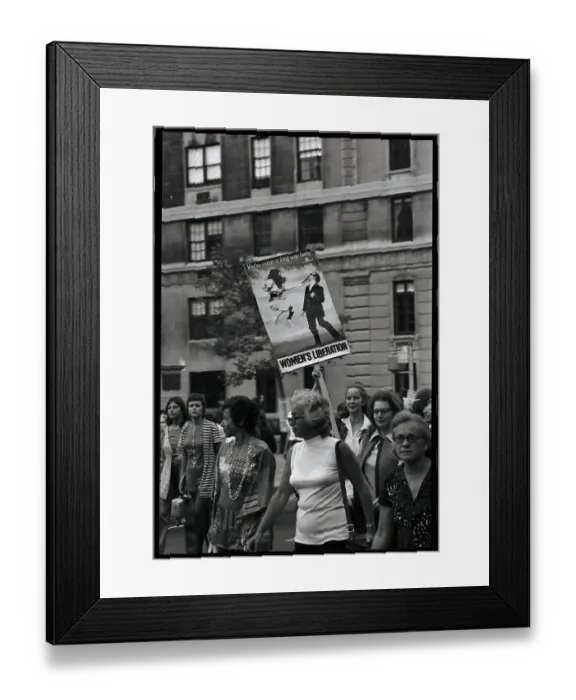 Framed Print : Women's Liberation Parade on 5th Avenue Framed Print : Women's Liberation Parade on 5th Avenue