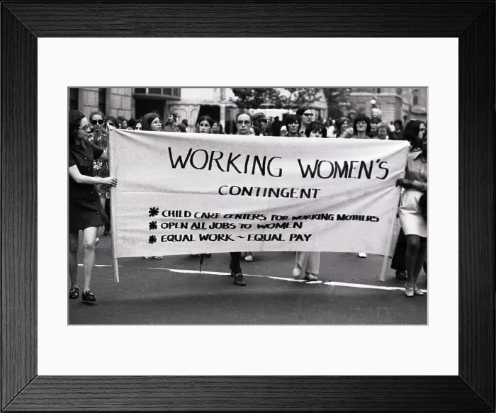 Framed Print : Women's Liberation Parade on 5th Avenue Framed Print : Women's Liberation Parade on 5th Avenue