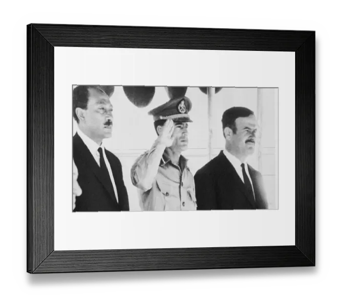 Framed Print : Arab Heads of State in Syria Framed Print : Arab Heads of State in Syria