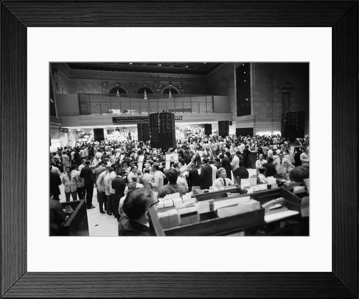 Framed Print : Trading Floor of the New York Stock Exchange