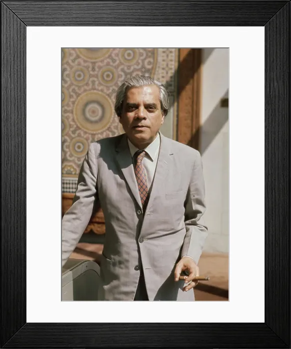 Framed Print : Samar Sen, Indian Diplomat Framed Print : Samar Sen, Indian Diplomat