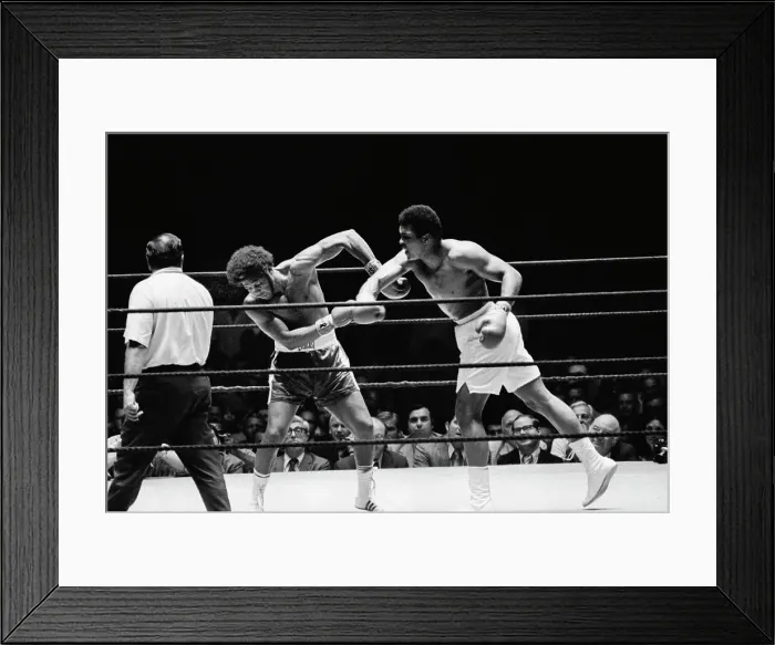 Framed Print : Muhammad Ali Punching Jerry Ellis Framed Print : Muhammad Ali Punching Jerry Ellis