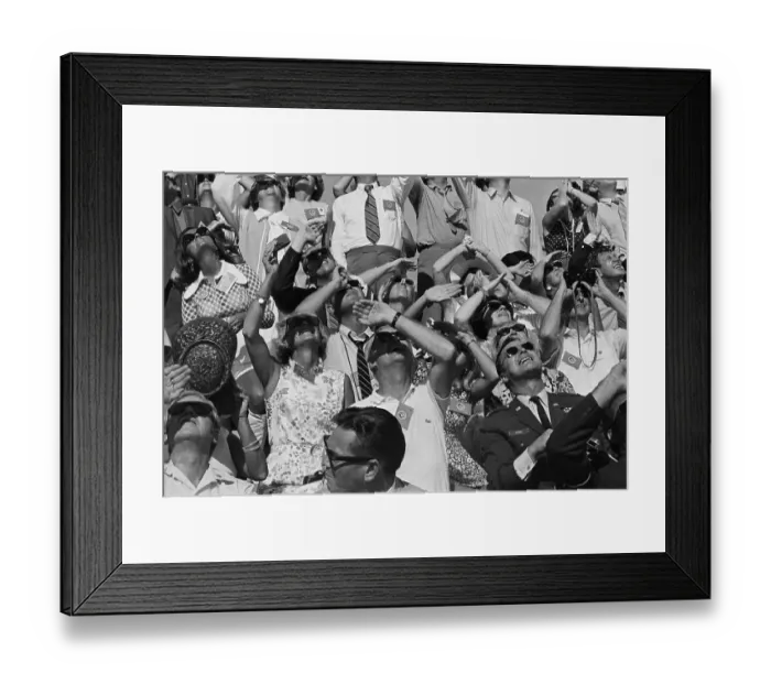 Framed Print : Apollo 15 Rocket Watchers Framed Print : Apollo 15 Rocket Watchers
