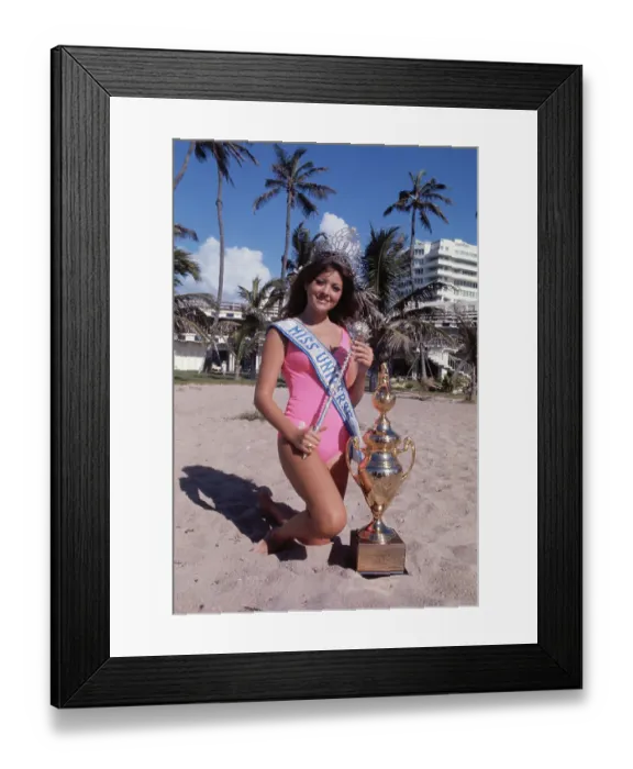 Framed Print : Miss Universe Georgina Rizk Framed Print : Miss Universe Georgina Rizk