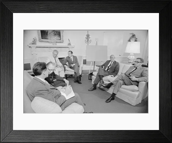 Framed Print : Politicians Sitting in Room Together Framed Print : Politicians Sitting in Room Together