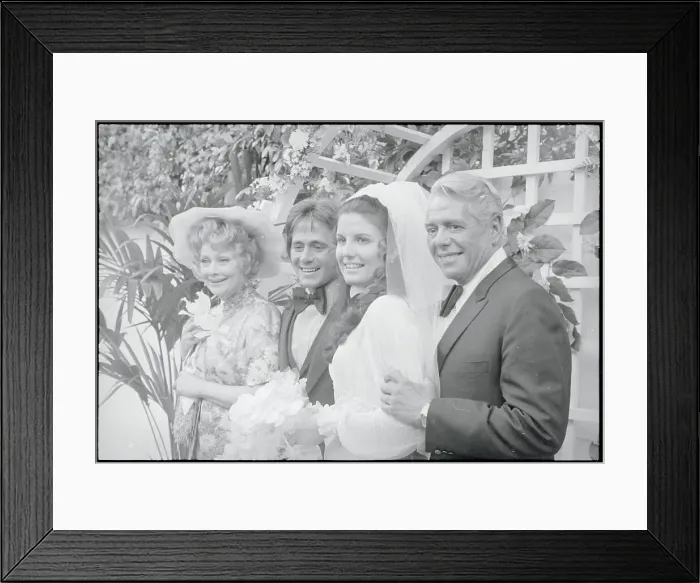 Framed Print : Performers Lucille Ball and Desi Arnaz At Their Daughter's Wedding Framed Print : Performers Lucille Ball and Desi Arnaz At Their Daughter's Wedding