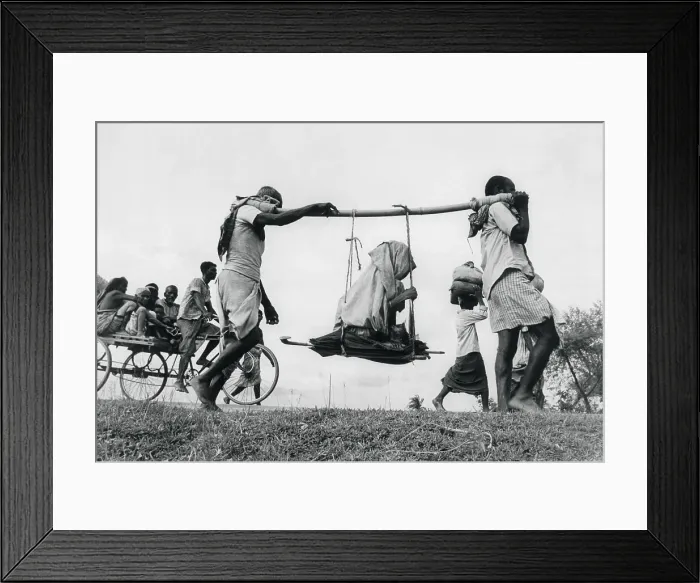 Framed Print : Emergency Transport Method