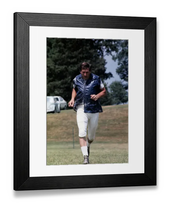 Framed Print : Johnny Unitas at Training Camp