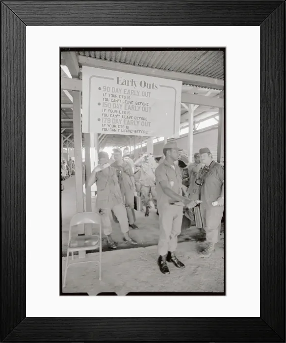 Framed Print : Checkout Center for Soldiers in Vietnam Framed Print : Checkout Center for Soldiers in Vietnam