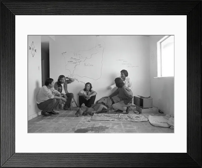Framed Print : The Indians of Alcatraz Framed Print : The Indians of Alcatraz