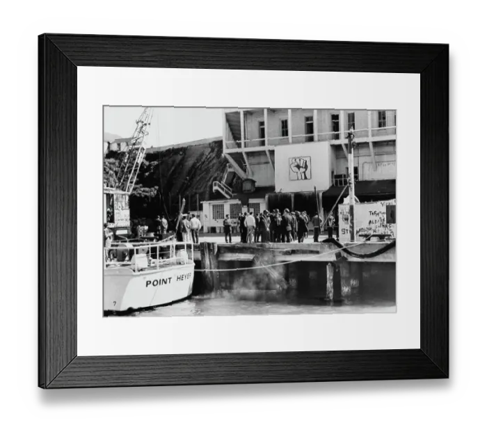 Framed Print : Occupation Of Alcatraz