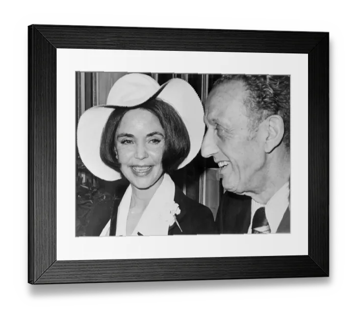 Framed Print : Actress Jennifer Jones with Her Husband Norton Simon Framed Print : Actress Jennifer Jones with Her Husband Norton Simon