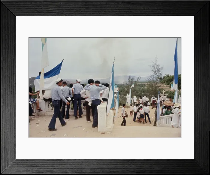 Framed Print : Shrine Of The Virgin Mary Pilgrims, Tra Kieu Framed Print : Shrine Of The Virgin Mary Pilgrims, Tra Kieu