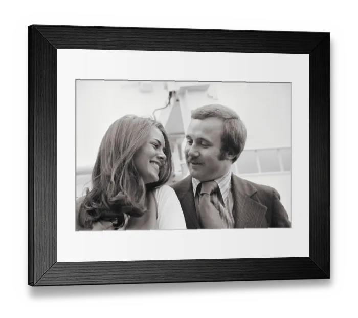 Framed Print : Portrait of Michael Reagan and Pamm Putnam Framed Print : Portrait of Michael Reagan and Pamm Putnam