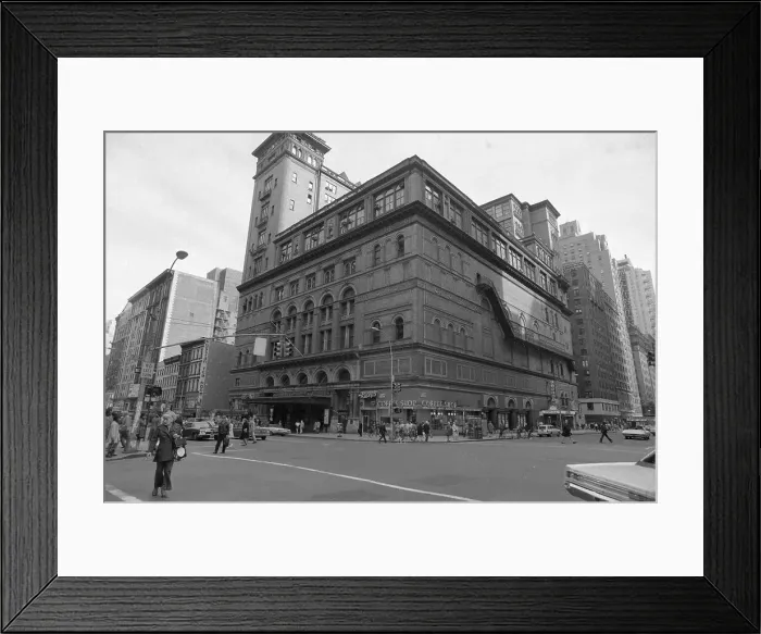 Framed Print : Exterior Of Carnegie Hall