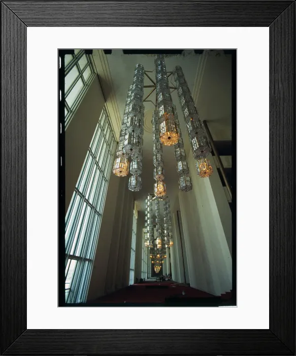 Framed Print : Chandeliers at John F Kennedy Performing Arts Center Framed Print : Chandeliers at John F Kennedy Performing Arts Center