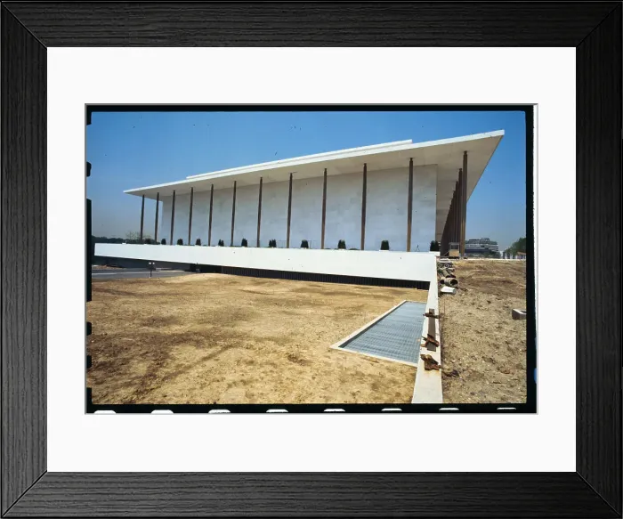Framed Print : Exterior View of John F Kennedy Performing Arts Center Framed Print : Exterior View of John F Kennedy Performing Arts Center