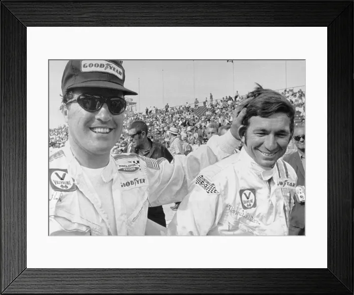 Framed Print : A.J. Foyt and Donnie Allison Framed Print : A.J. Foyt and Donnie Allison