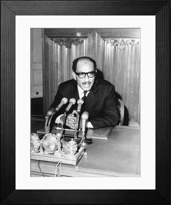 Framed Print : Anwar Sadat Addresses Egypt Framed Print : Anwar Sadat Addresses Egypt