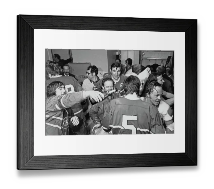 Framed Print : Montreal Canadiens Celebrating Stanley Cup Victory, 1971 Framed Print : Montreal Canadiens Celebrating Stanley Cup Victory, 1971