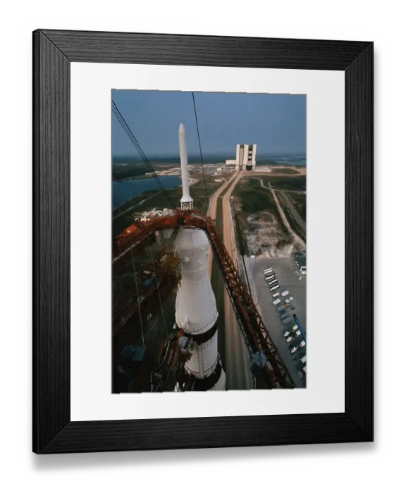 Framed Print : Apollo 15 Atop Saturn 5 Rocket Framed Print : Apollo 15 Atop Saturn 5 Rocket