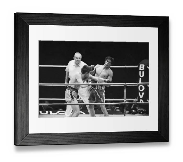 Framed Print : Nino Benvenuti And Carlos Monzon Framed Print : Nino Benvenuti And Carlos Monzon