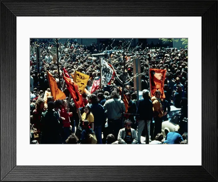 Framed Print : Antiwar Protesters Marching Framed Print : Antiwar Protesters Marching