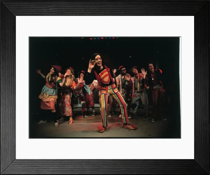 Framed Print : Stephen Nathan in Godspell Framed Print : Stephen Nathan in Godspell