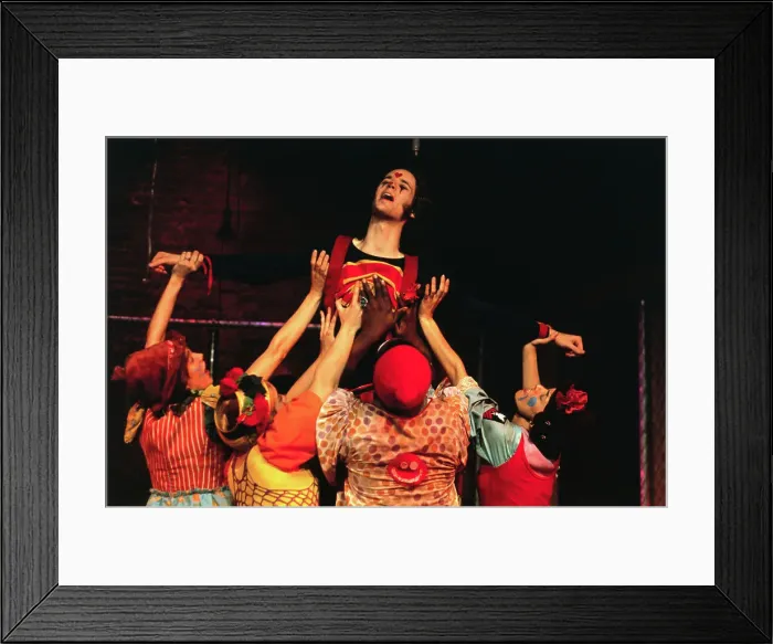 Framed Print : Stephen Nathan in Godspell Framed Print : Stephen Nathan in Godspell